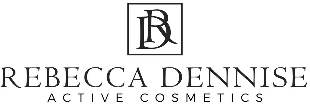 logo REBECCA DENNISE COSMETICA ACTIVA PACKS DE BELLEZA Y EQUIPOS PROFESIONALES